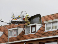 Dakbedekking kapot gewaaid Jacob Marisstraat Dordrecht