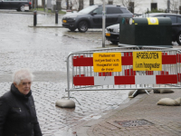 Hoog water en kades Veerplein Zwijndrecht