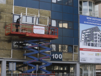 Buitenwerkzaamheden aan pand Spuiboulevard gestart