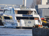 Superjacht Galactica in Dordrecht