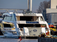 Superjacht Galactica in Dordrecht