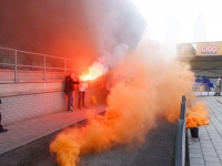 20170405 FC Dordrecht-fans steunen ploeg tijdens belangrijke week Krommedijk Dordrecht Tstolk 005