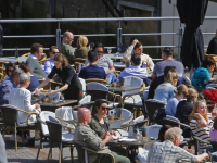 Terrasje pakken binnenstad Dordrecht