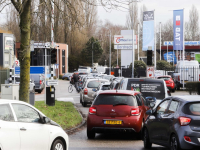 Verkeersdrukte voor testlocatie Dordrecht