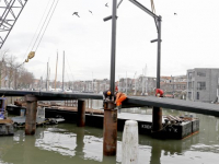 Tijdelijke Engelenburgerbrug bijna klaar voor gebruik