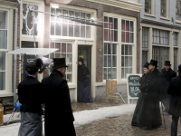 TV opnamens historische binnenstad van Dordrecht