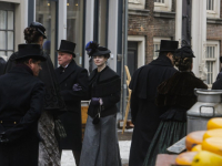 TV opnamens historische binnenstad van Dordrecht