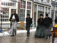 TV opnamens historische binnenstad van Dordrecht