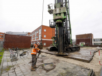 Grondwerkzaamheden voor vernieuwing Vreedonk gestart Dordrecht