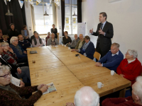 Veel belangstelling voor koffie met de burgemeester