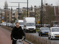 Verkeersdrukte binnenstad Dordrecht