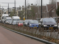 Verkeersdrukte binnenstad Dordrecht