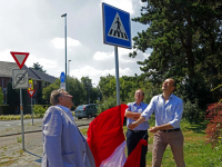 Verkeersborden van bamboe