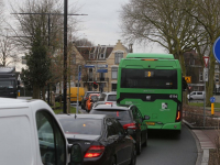 Verkeersdrukte binnenstad Dordrecht