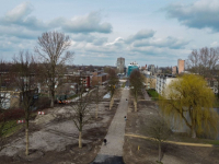 De zuidelijke entree van Wielwijk krijgt stapje voor stapje een ander uiterlijk Dordrecht