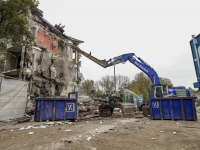 Sloopwerkzaamheden gestart Cornelis Trompweg Dordrecht