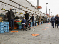 Weer looproutes op weekmarkten Dordrecht