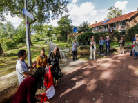 Onthulling straatnaam en informatiebord Aart Alblaspad De Staart Dordrecht