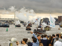 Vlootschouw stoomfluitconcert Dordt in Stoom Dordrecht