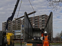 20173003 Vrachtwagen verliest loodzware lading Plantageweg Zwijndrecht Tstolk