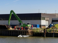 Derde Merwedehaven personen te water Baanhoekweg Dordrecht