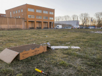 Vuurwerk afgestoken voor de 70-jarige Zwarte Crobra Gevangenis Kerkeplaat Dordrecht