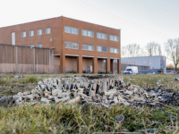 Vuurwerk afgestoken voor de 70-jarige Zwarte Crobra Gevangenis Kerkeplaat Dordrecht