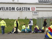 20171204 Grote oefening , vuurwerkbom ontploft tijdens bekerwedstrijd bij FC Dordrecht Tstolk 002