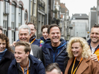 Rutte en Sophie trappen VVD-campagne af in Dordrecht