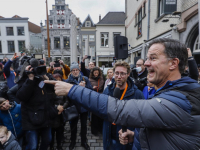 Rutte en Sophie trappen VVD-campagne af in Dordrecht