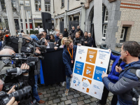 Rutte en Sophie trappen VVD-campagne af in Dordrecht