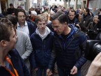 Rutte en Sophie trappen VVD-campagne af in Dordrecht