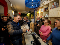 Rutte en Sophie trappen VVD-campagne af in Dordrecht