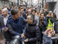 Rutte en Sophie trappen VVD-campagne af in Dordrecht