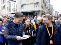 Rutte en Sophie trappen VVD-campagne af in Dordrecht