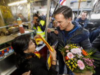 Rutte en Sophie trappen VVD-campagne af in Dordrecht