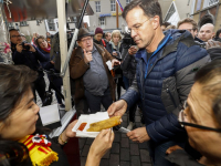 Rutte en Sophie trappen VVD-campagne af in Dordrecht