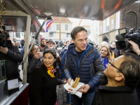 Rutte en Sophie trappen VVD-campagne af in Dordrecht