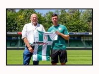30062025-Hans-de-Zeeuw-nieuwkomer-spits-Nick-Venema-FC-Dordrecht-Dordrecht-Stolkfotografie