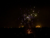 Ondanks vuurwerkverbod toch vuurwerk boven de stad van Dordrecht