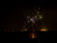 Ondanks vuurwerkverbod toch vuurwerk boven de stad van Dordrecht