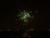 Ondanks vuurwerkverbod toch vuurwerk boven de stad van Dordrecht