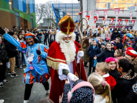 Sinterklaas weer aangekomen op de basisscholen in Dordrecht