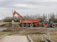 Werk aan aansluiting Dordtse Kil 3 en 4