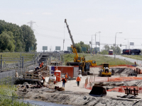 Werkzaamheden herinrichting A15 rondweg N3 in volle gang Papendecht