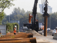 Nieuw geluidsscherm langs N3 bij Leerpark Dordrecht