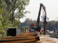 Nieuw geluidsscherm langs N3 bij Leerpark Dordrecht
