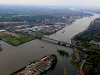 Luchtfoto Papendrechtse brug