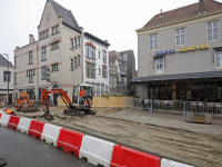 werkzaamheden aan Visbrug centrum Dordrecht