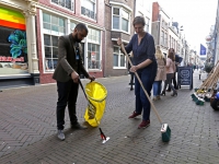 20173003 Veegactie ondernemers Dordt Schoon Voorstraat Dordrecht Tstolk